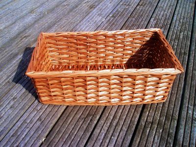 Kitchen storage willow basket